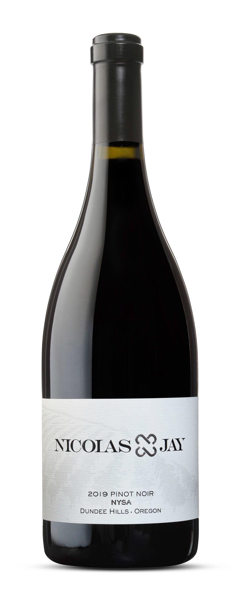 2019 Pinot Noir Nysa bottle shot shadow (1)
