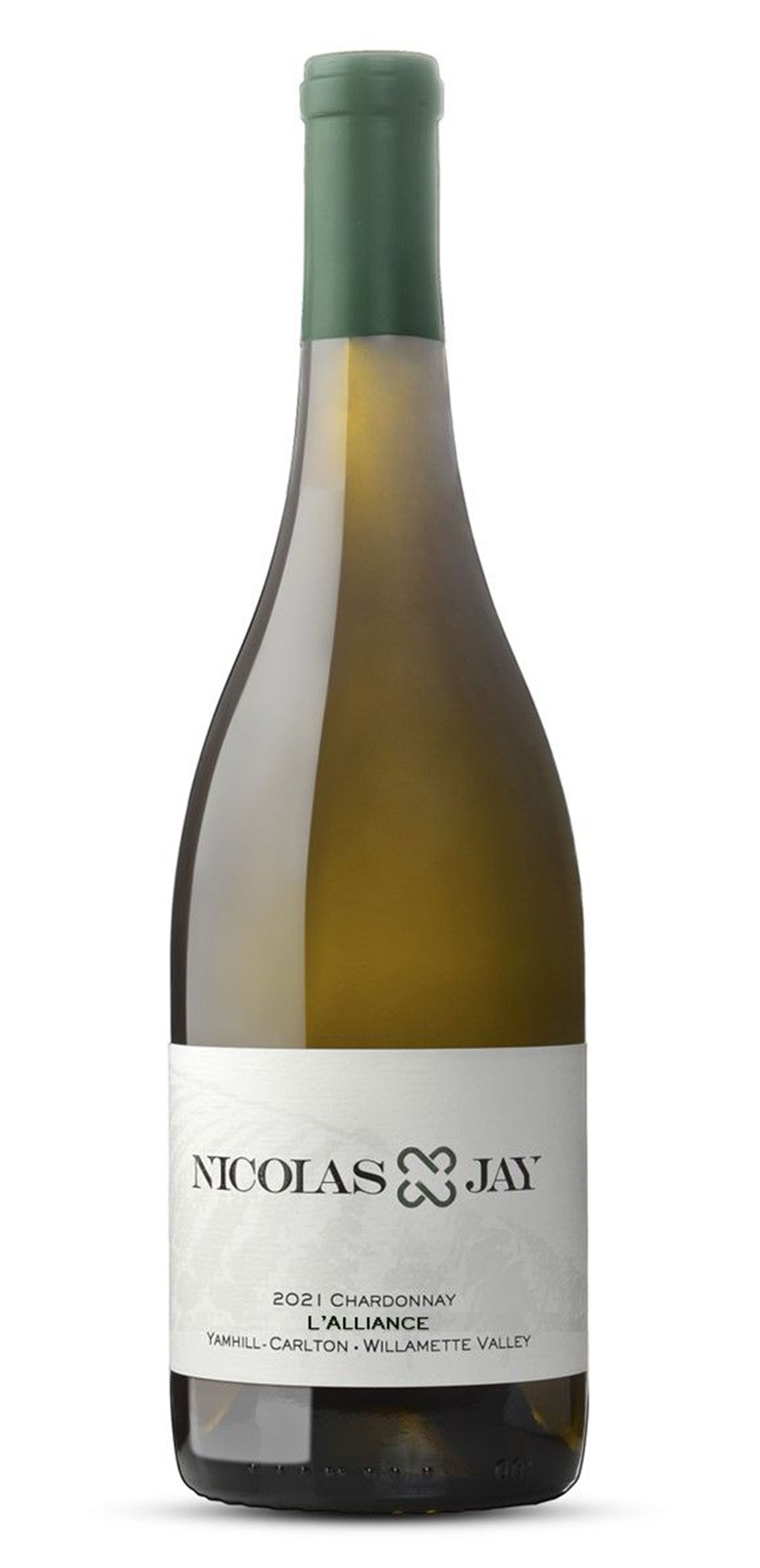 Bottle of 2021 Nicolas-Jay Chardonnay