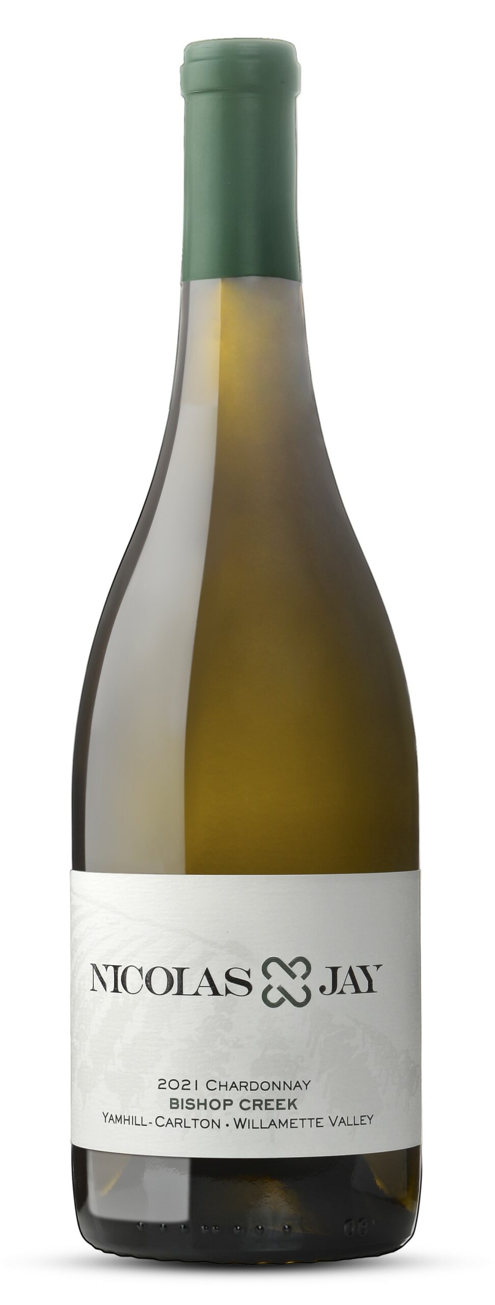 Bottle of 2021 Nicolas-Jay Chardonnay