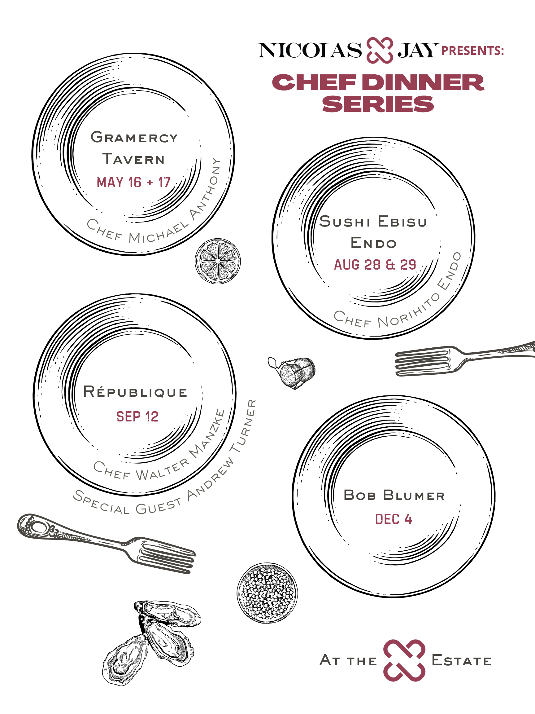 Print Chef Dinner Series